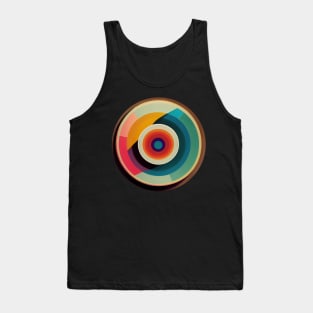 Painted Concentric Circles Tank Top